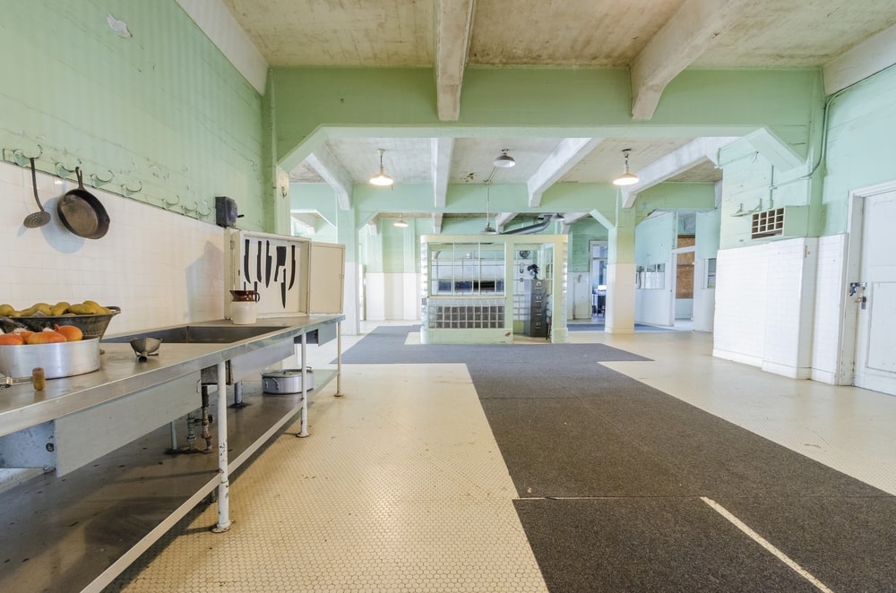 Empty Prison Kitchen